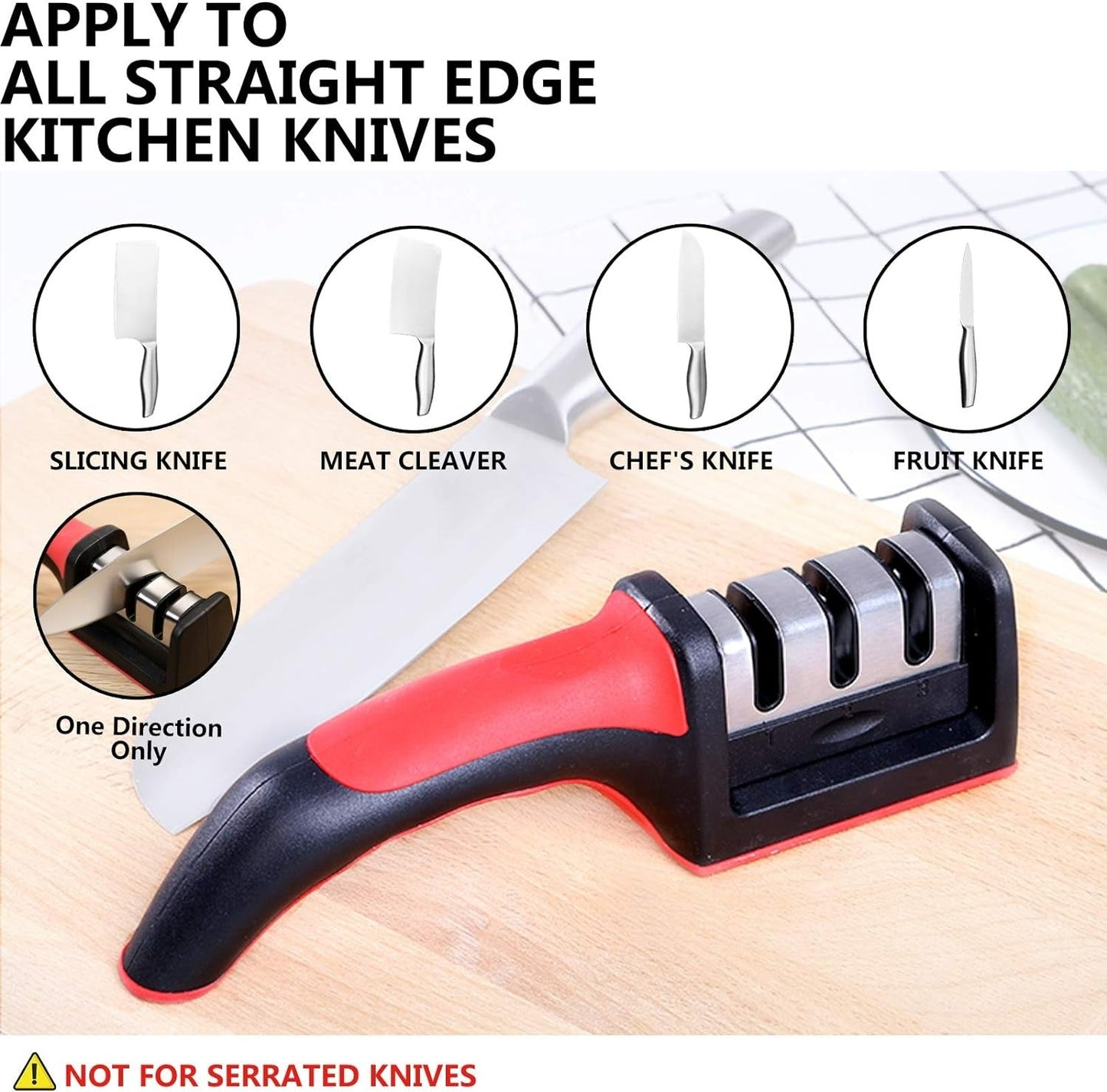 3in1 Multifunctional Knife Sharpener