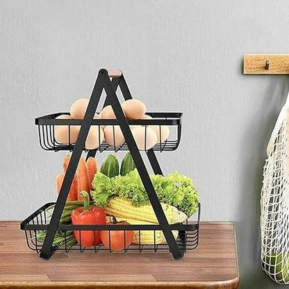 Metal Stack Rack (2 Tier) - DMC Wholesale
