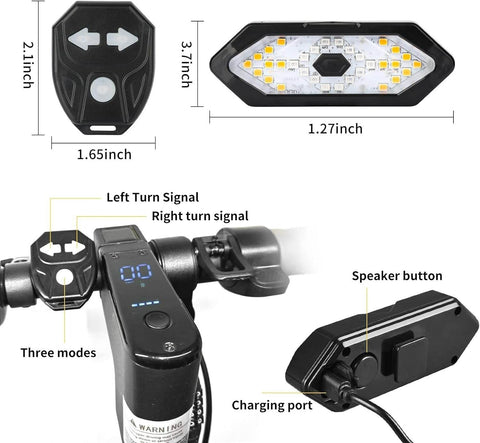 Electric Scooter Indicator Light - Alt View