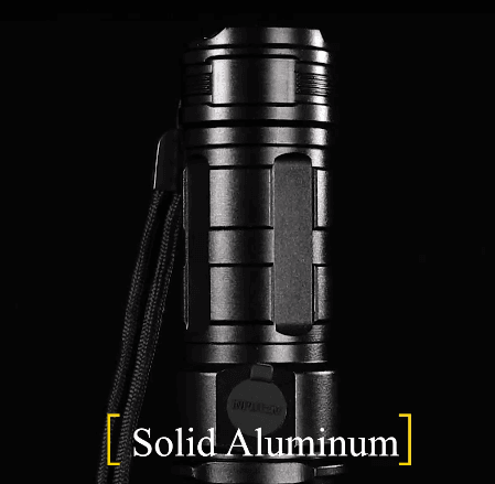 Ultra Bright High Lumens LED Flashlight (16.5cm)