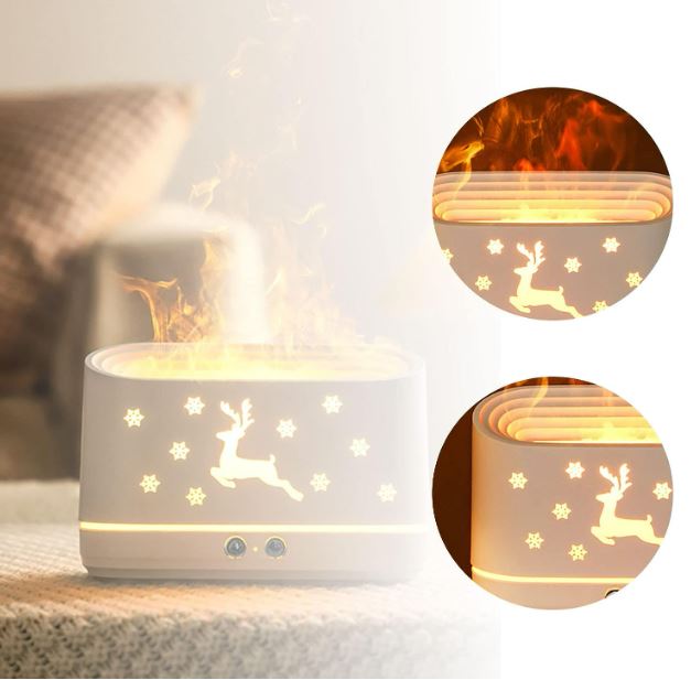 Deer Flame Humidifier With Atmosphere Light