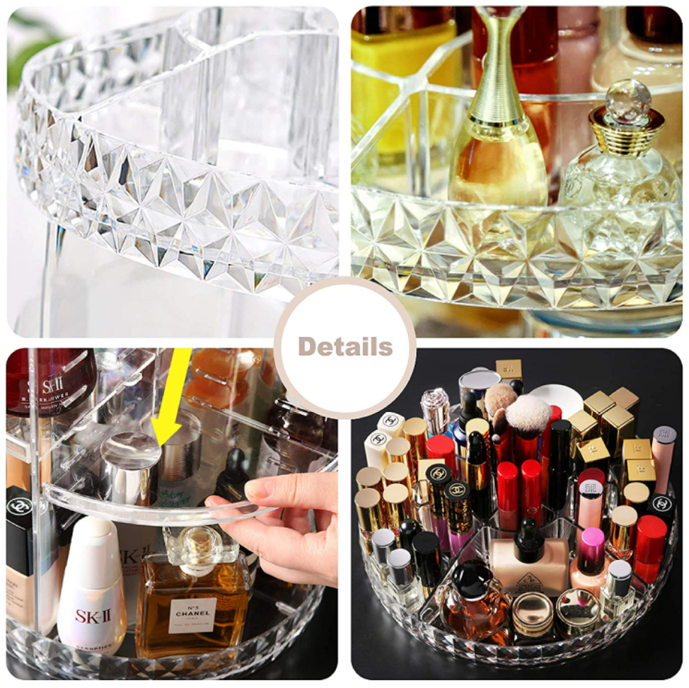 360 Degree Rotating Cosmetics Organiser