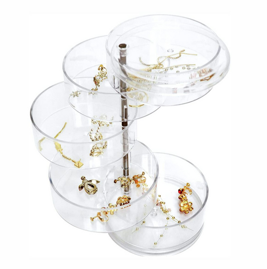 Rotating Acrylic Jewellery Storage Box (5 Tier)