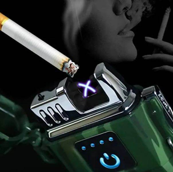 Arc Metal Rechargeable Lighter (Orange)