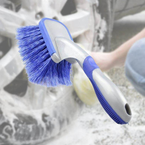 Car Wheel Cleaning Brush - Alt View