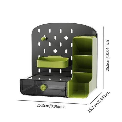 Desk Pegboard Organizer Desk Accessories For Gaming Black