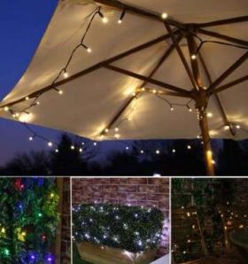 Solar Christmas Fairy Lights (100L)(12M)(Yellow)