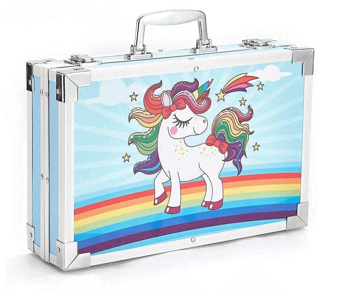 Unicorn Art Set With Aluminum Casing (145pc)