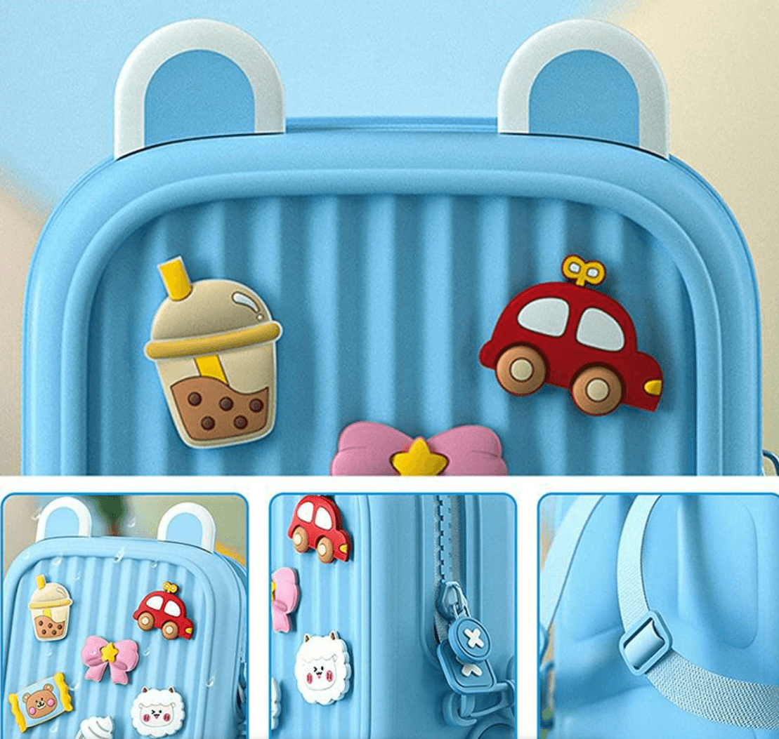 Cute Lightweight Waterproof Backpack For Children (Blue)