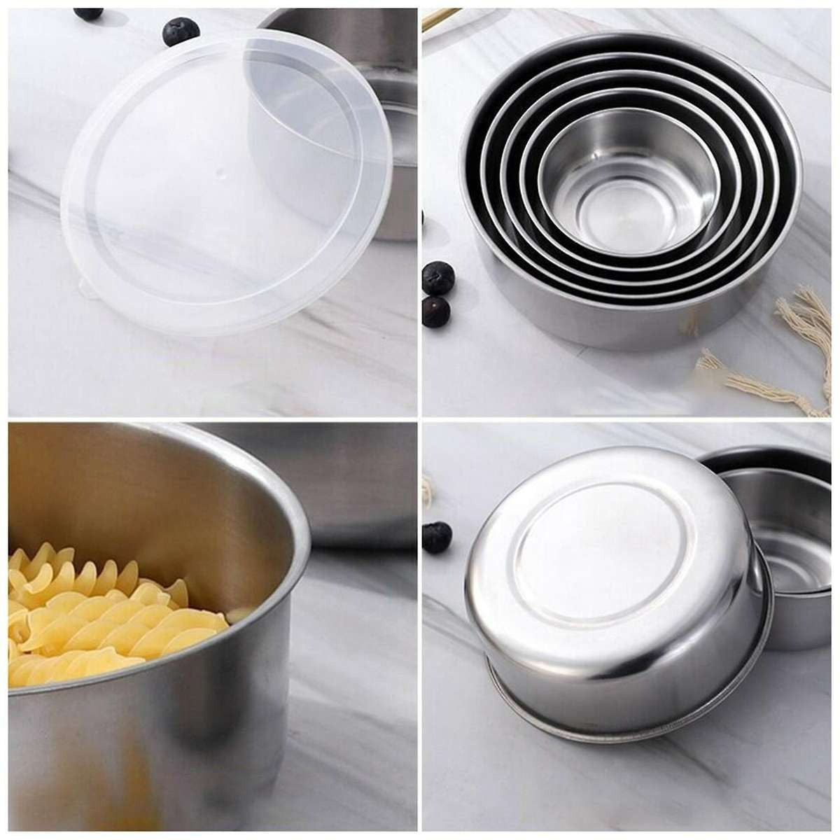 Stainless Steel Food Storage Container Set (5 pcs)