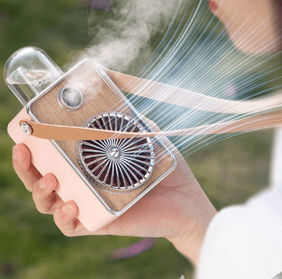 Mini Portable Retro Spray Fan