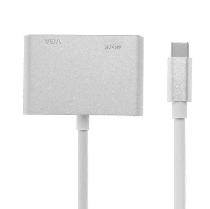 USB-C To HDMI/F + VGA/F Adapter Cable