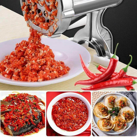 Aluminium Alloy Meat Mincer Grinder - Alt View