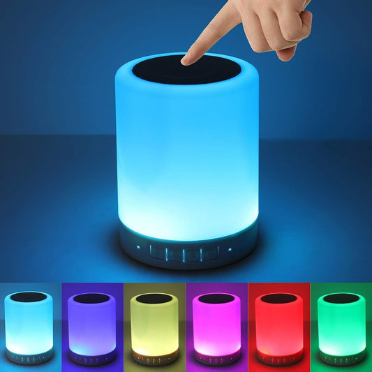 Smart Multicolour Portable Speaker And Touch Lamp