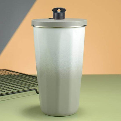 Gradient Tumbler With Straw (600ml) - DMC Wholesale