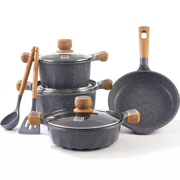 Non-Stick Induction Bottom Cooking Pot Set