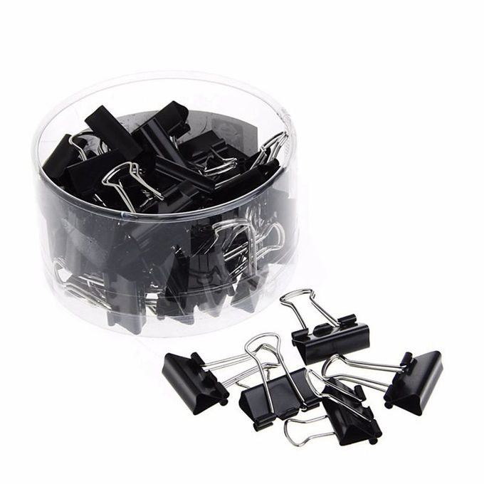 Binder Clips (25mm)(48 pcs)(Black)