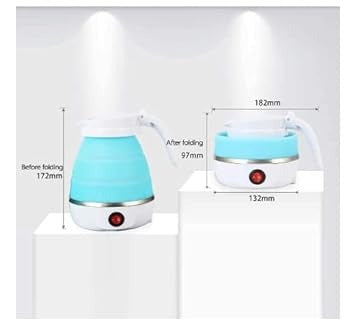 Silicone electric foldable kettle