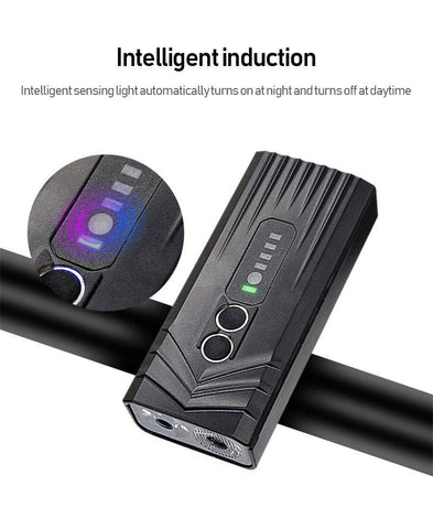 Intelligent Induction Bike Front Light - Alt View