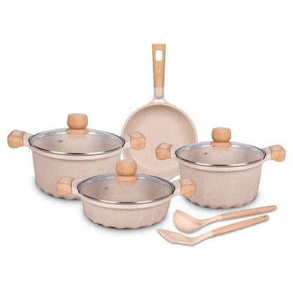 Non-Stick Induction Bottom Cooking Pot Set - DMC Wholesale