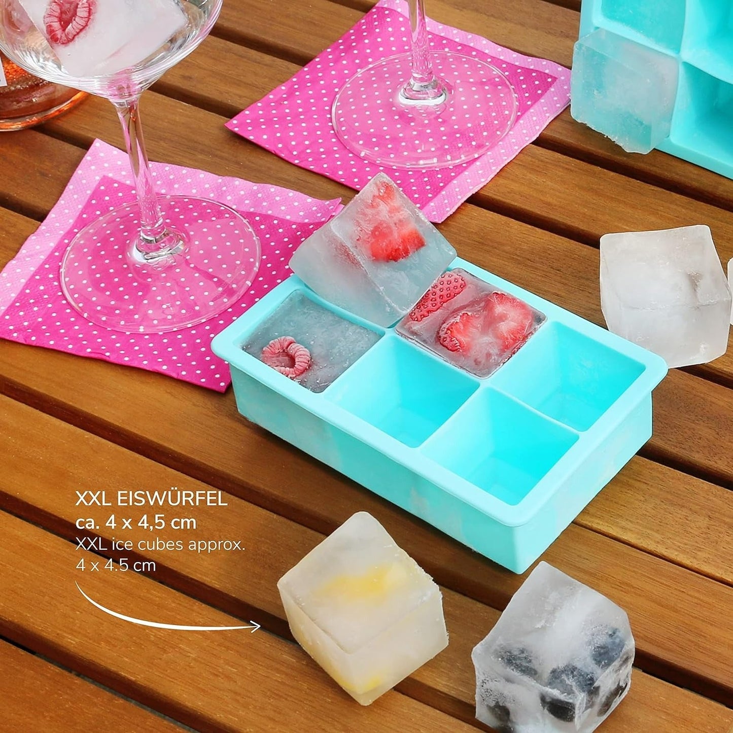 Square Silicone Ice Mold (Each)