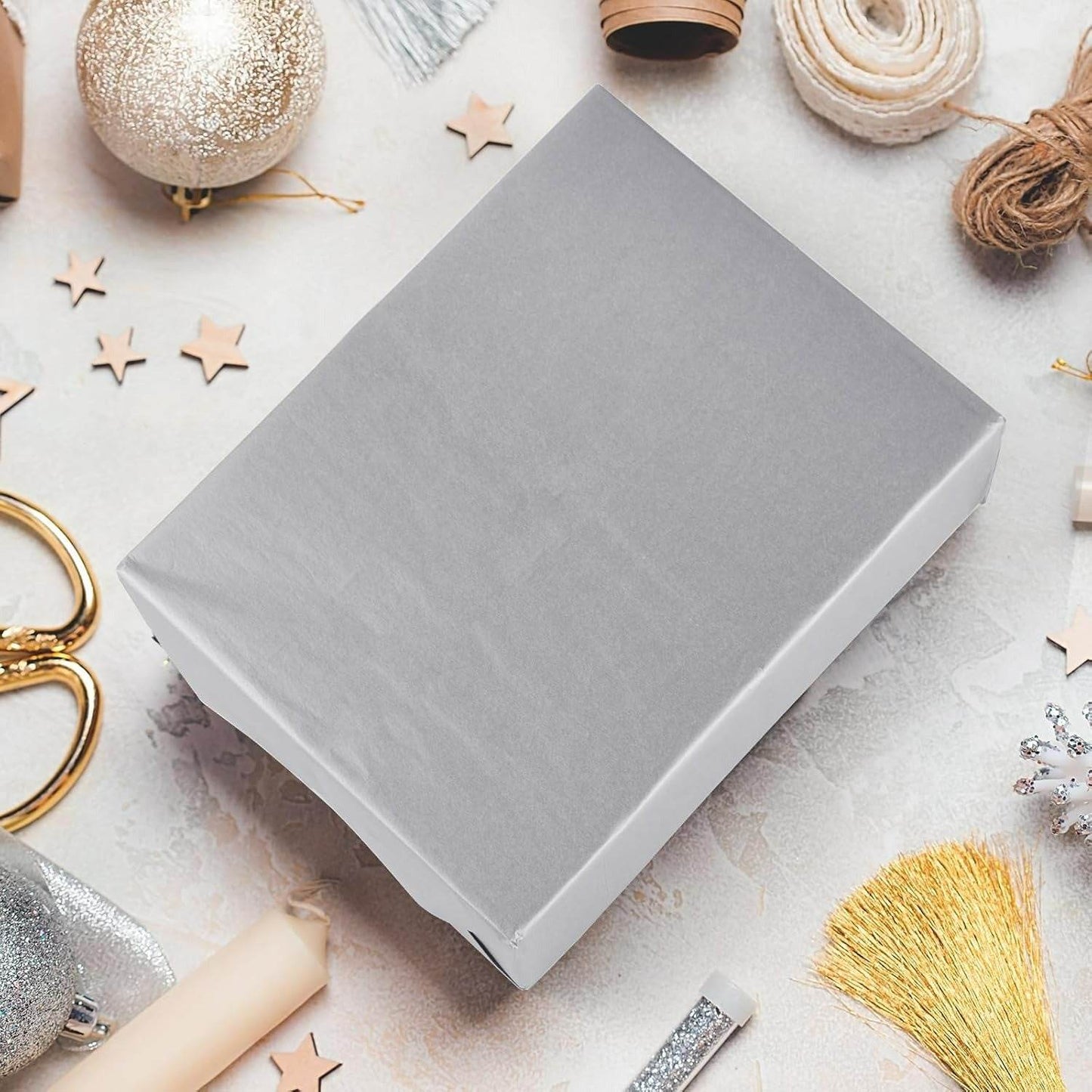 Tissue Gift Wrap (Silver)(10 pcs)