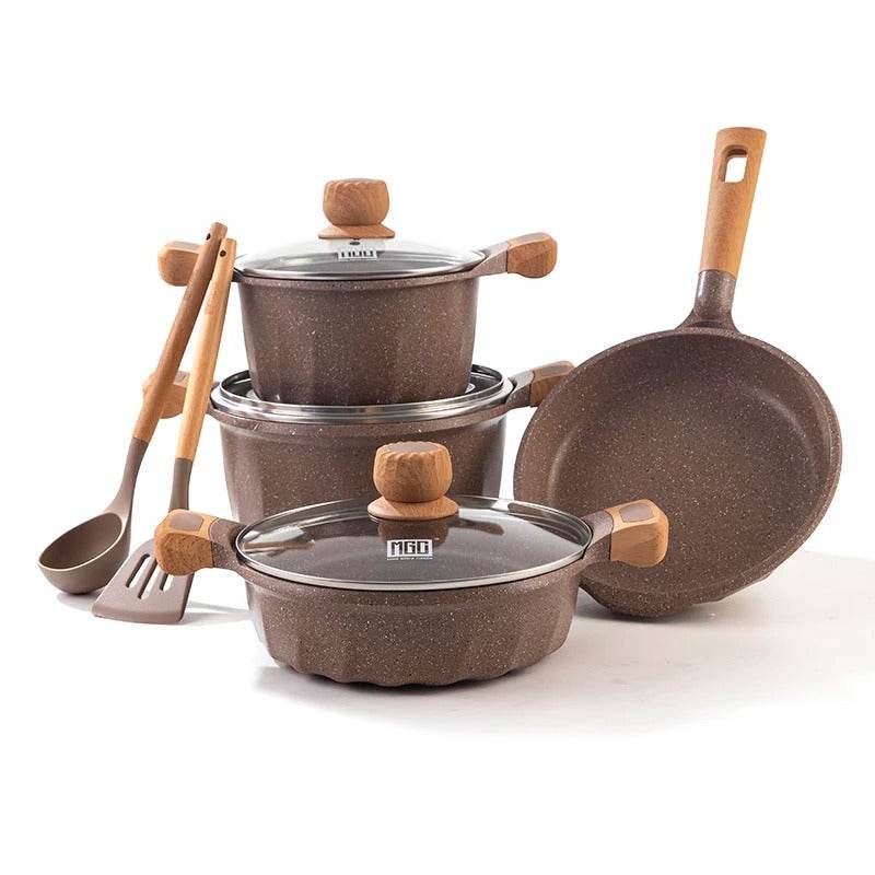 Non-Stick Induction Bottom Cooking Pot Set