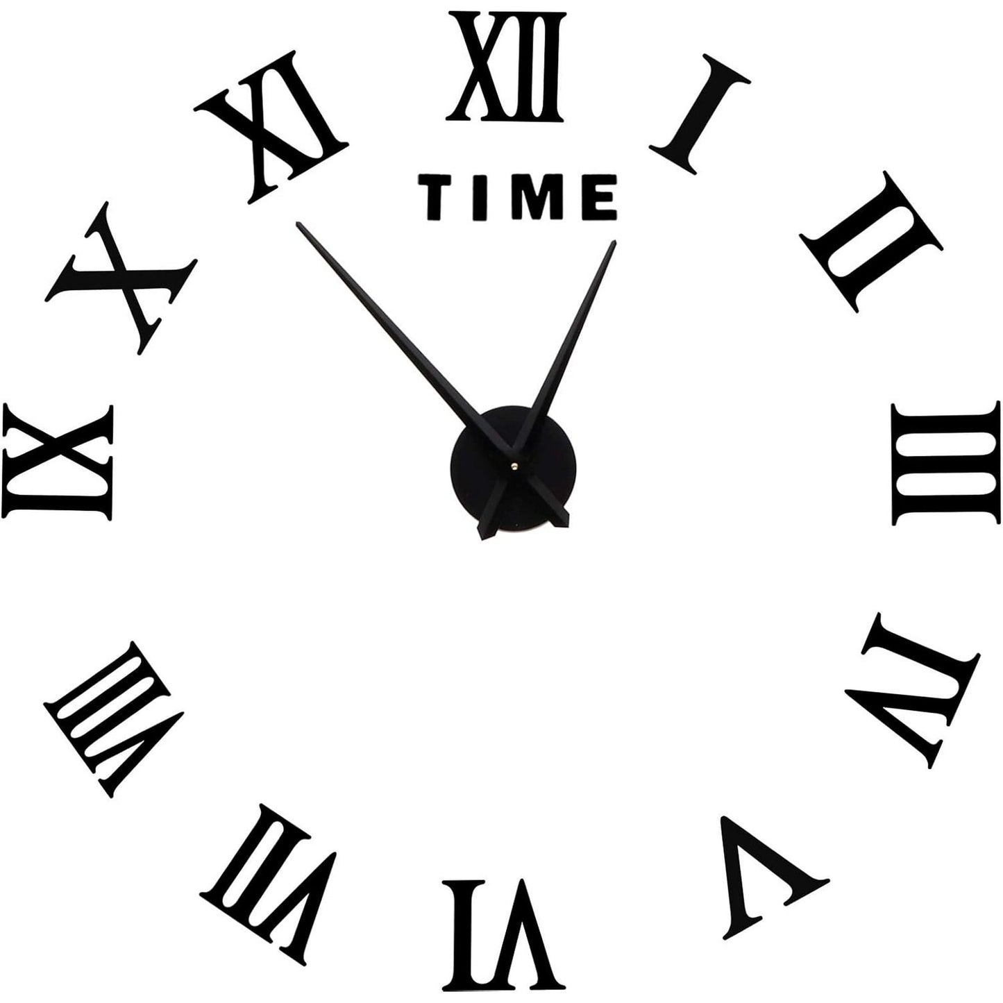 DIY Classic 3D Wall Clock (Roman Numerals)(Glow In The Dark)