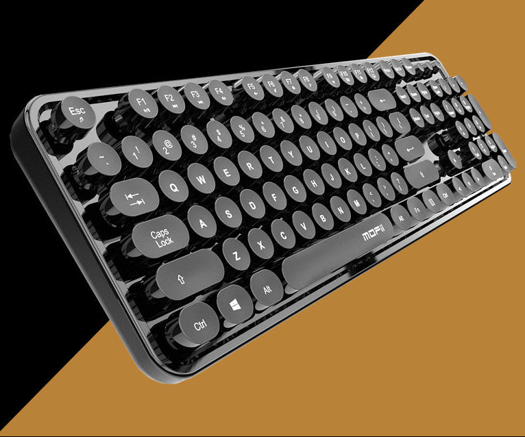 Wireless Home Office Keyboard Mouse Set (Black)