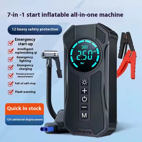 Portable Digital Air-Compressor - Alt View