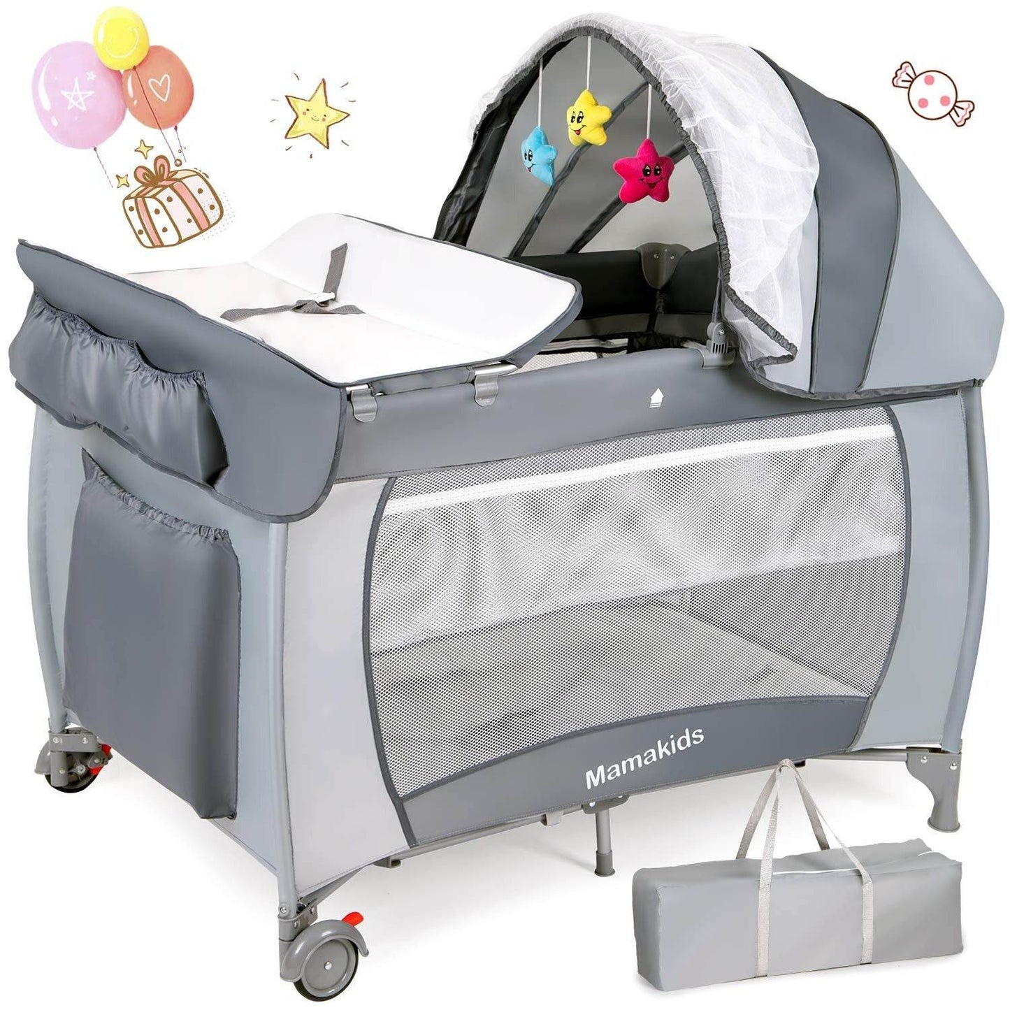 Portable and Foldable Baby Travel Crib