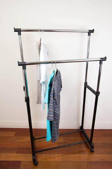 Double Hanging Garment Rack