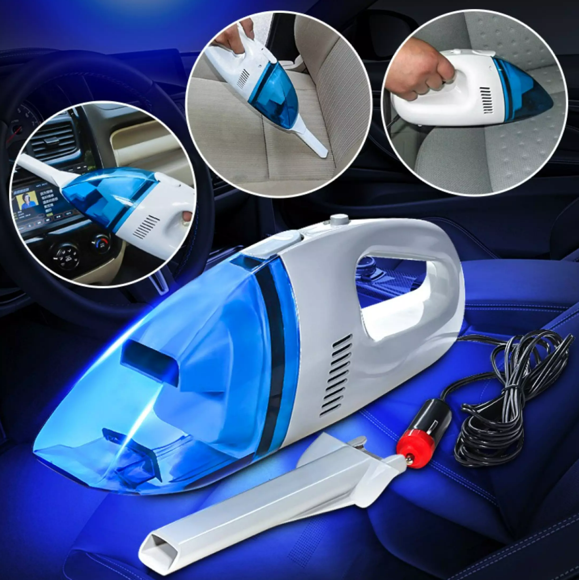 Portable High Power Car Vacuum Cleaner