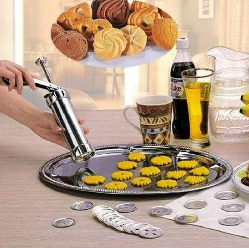 Cookie Press And Icing Set