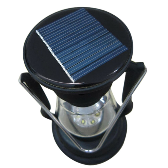 Rechargeable Solar Lamp With a Handle