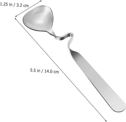 Curved Coffee Spoon Set (6 pcs)(14cm)(Gold) - DMC Wholesale