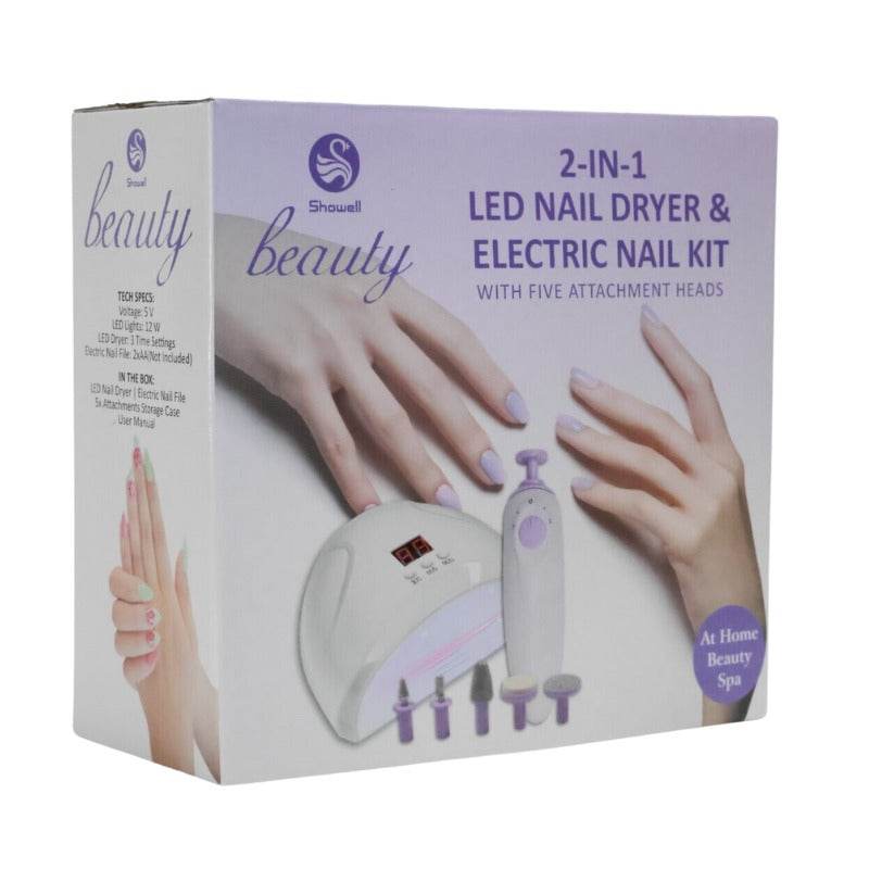 2in1 LED Nail Dryer and Electric Nail Kit
