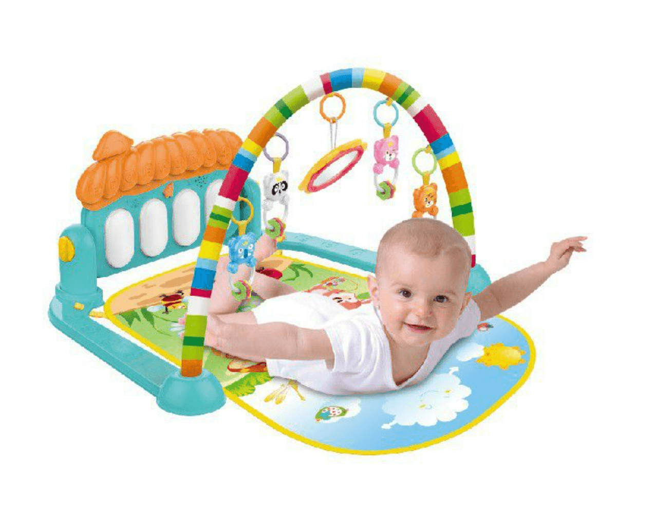 Baby Piano Fitness Play Gym With Music
