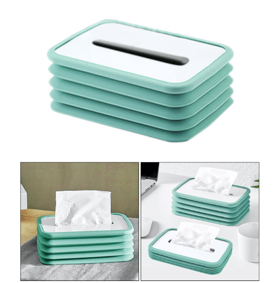 Foldable Silicone Tissue Box