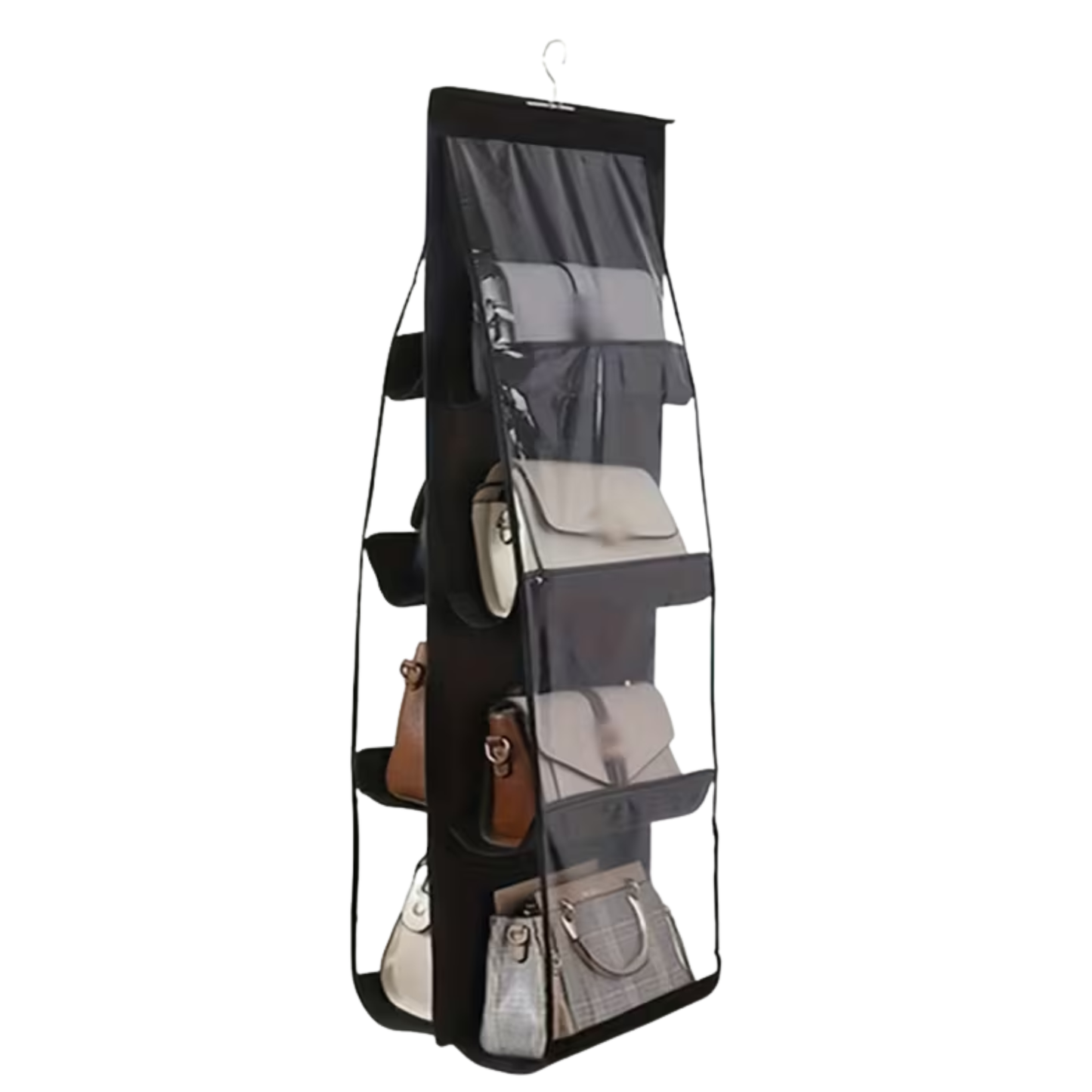 Dustproof oof Handbag Organiser Hanger (8 Grid)