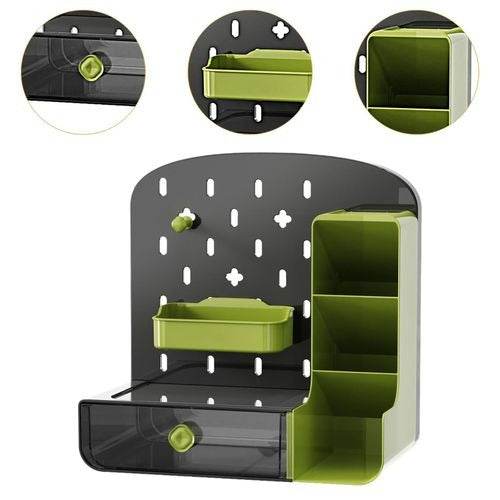 Desk Pegboard Organizer Desk Accessories For Gaming Black