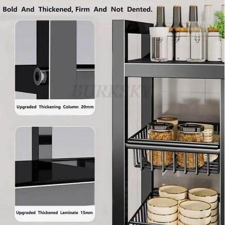 Multifunctional Storage Rack With Wheels