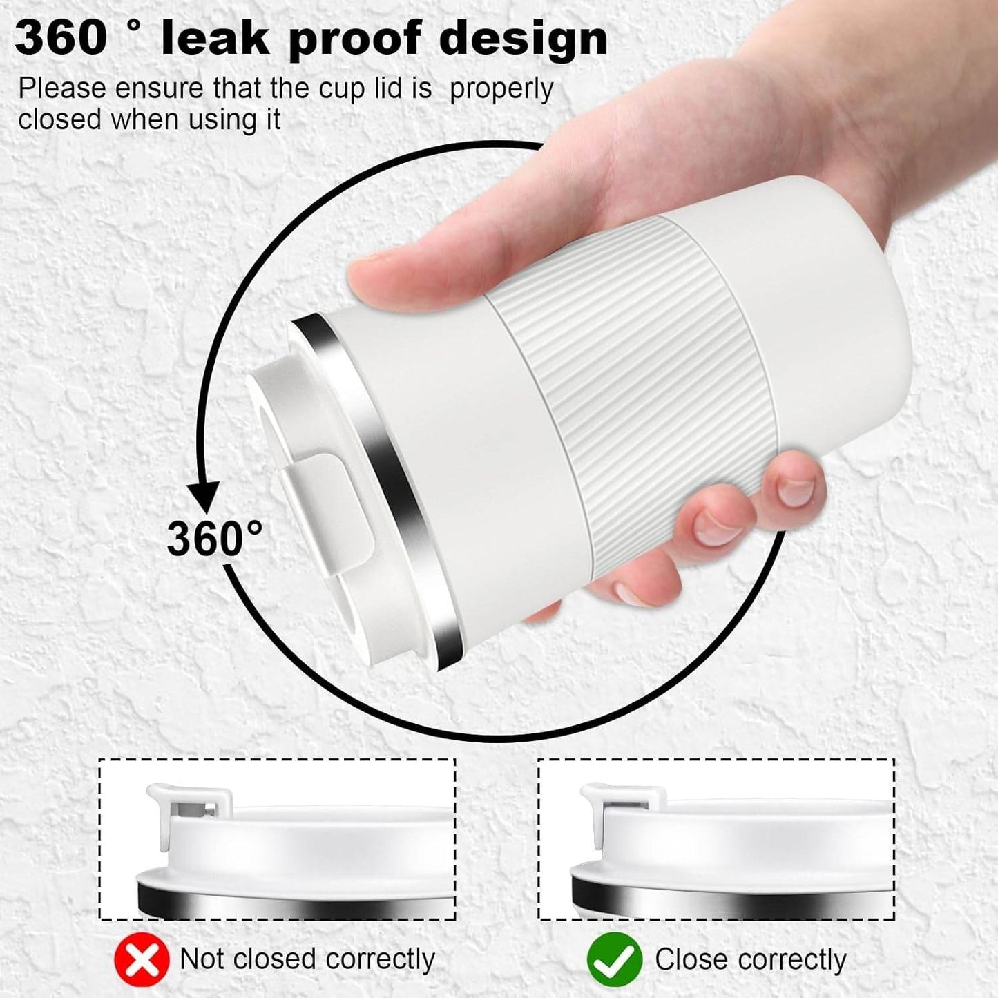 Stainless Steel Vacuum Travel Cup (510ml)