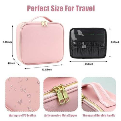 Lighted Makeup Case with Mirror - DMC Wholesale