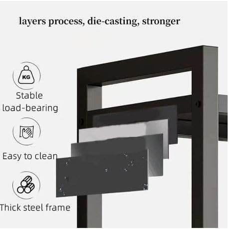 Multifunctional Storage Rack With Wheels