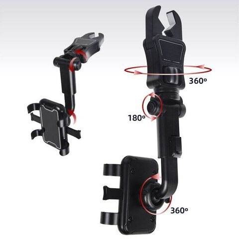 360 Degree Rearview Car Mobile Holder