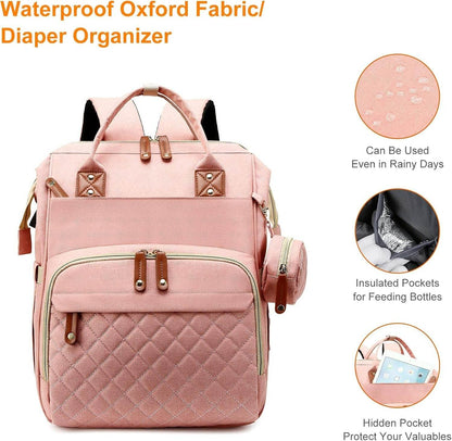 Multifunctional Bassinet Nappy Bag (Grey) - DMC Wholesale