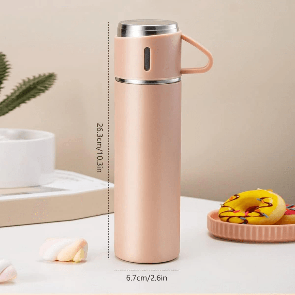 Vacuum Flask set (Pink)