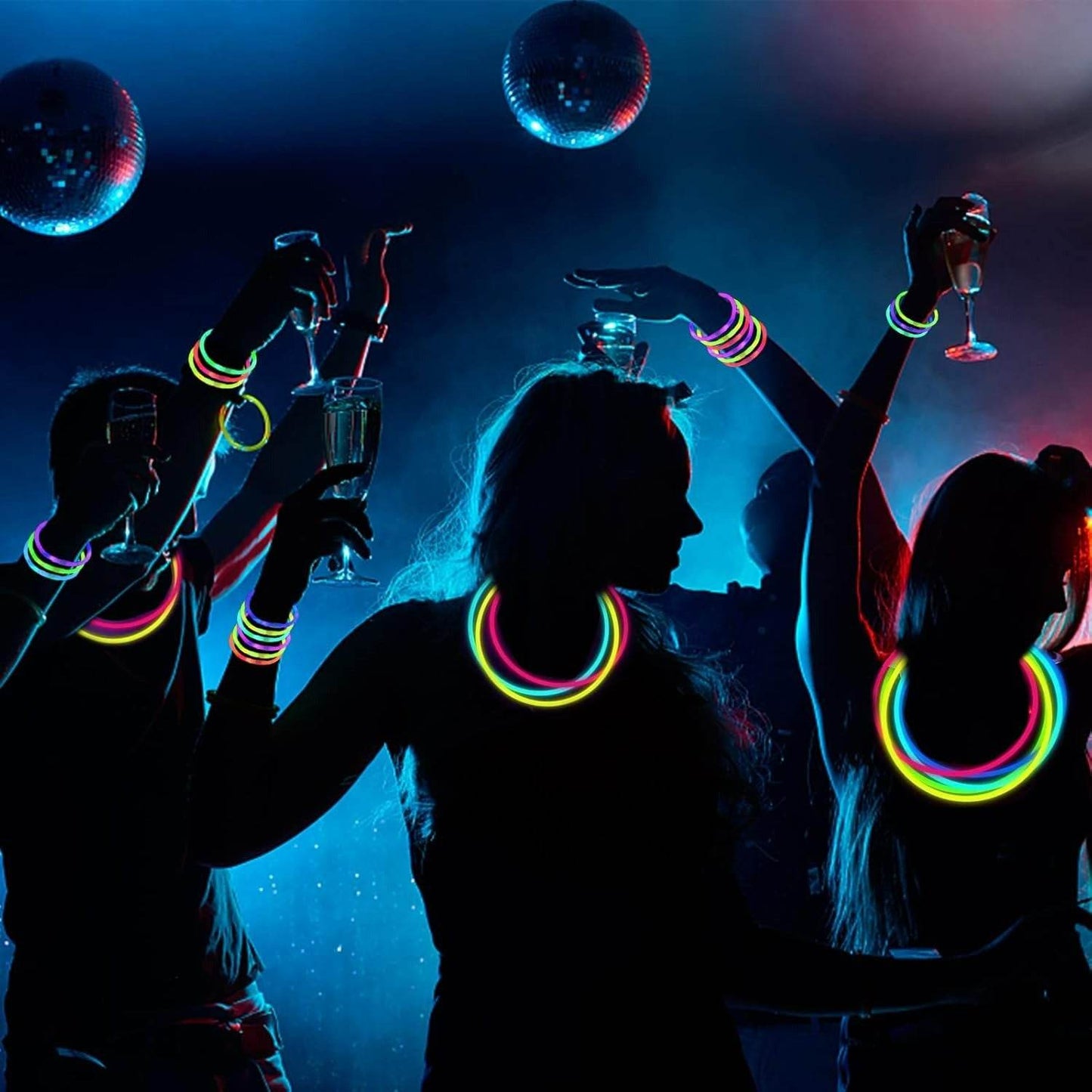 Fluorescent Glow Sticks (100 pcs)