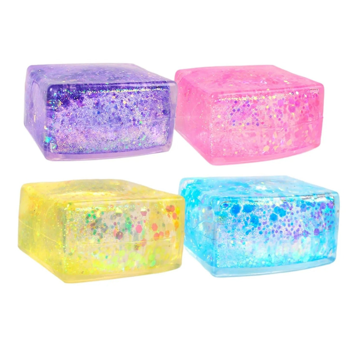Silky Soft Sensory Ice Cube Squeeze Toy (Each)